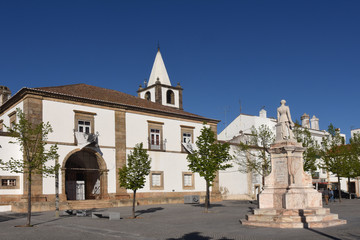 Square of Pedro V ,Castelo de Vide, Alentejo region, Portugal