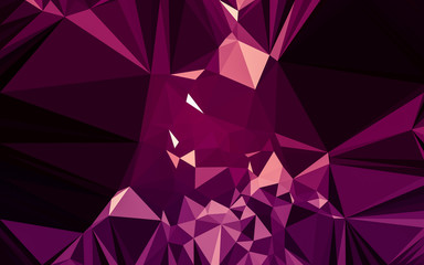 Abstract low poly background, geometry triangle