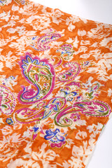 Chinese style pattern made of fabric scarves