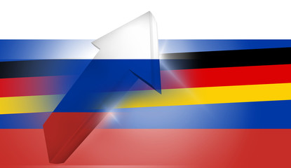russia germany banner background design