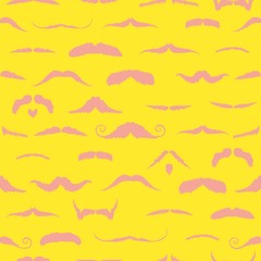 Composite image of mustaches background