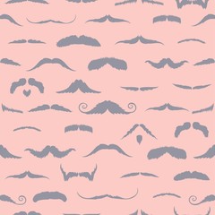 Focus on different mustaches