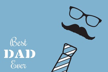 Composite image of best dad ever