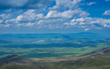 Panaroma of Adirondack Mountains