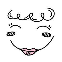 face smile vector design