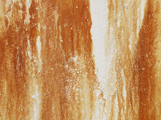 rust on white wall texture