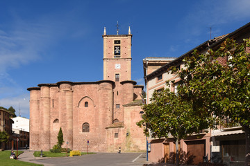Fototapeta na wymiar Santa Maria La Real Monastery, Najera. La Rioja. Spain,