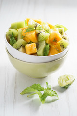 mango and kiwi fruit salad