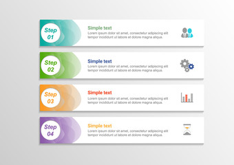 Infographic banners Templates for Business.Vector design element