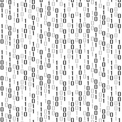 Abstract technology background with binary computer code