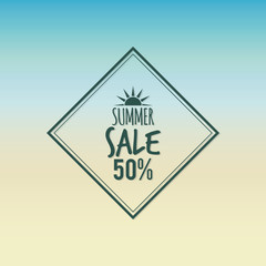 Obraz premium Summer Sale label
