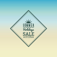 Obraz premium Summer Sale label