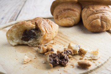 Croissant chocolate
