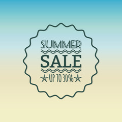 Summer Sale label