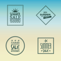 Summer Sale labels