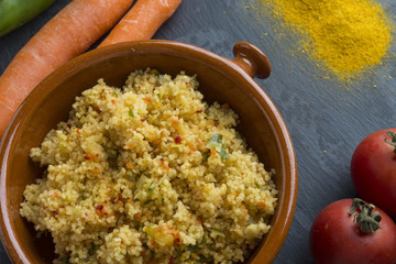 Cuscus with vegetables