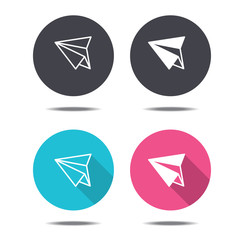 icon design paper plane