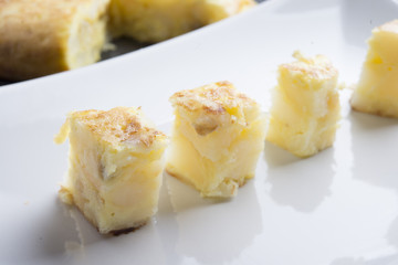 Omelet of potato (typical spanish)