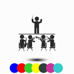 Orchestra icon. 