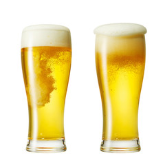 グラスビール　二個