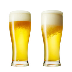 グラスビール　二個