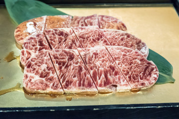 wagyu Sirloin meat BBQ