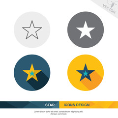 star icon vector design