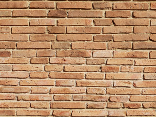Weathered stained old brick wall background