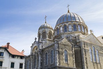 Fototapeta na wymiar Eglise Orthodoxe Biarritz