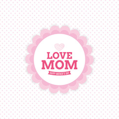Naklejka premium Mother Day label