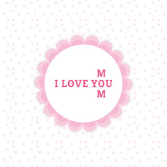 Mother Day label