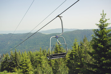 Ski Lifts at Pirin mountains, Bulgaria