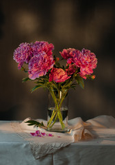 Bouquet of peonies