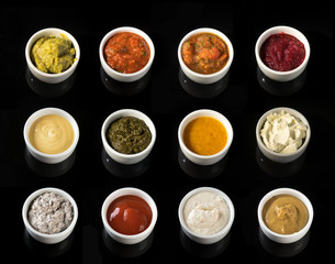 sauces in assortment