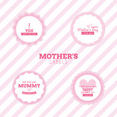 Mother Day labels