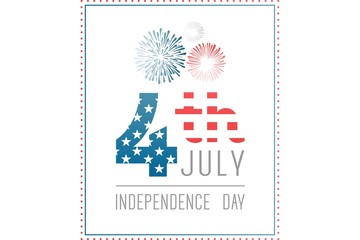 Independence day graphic