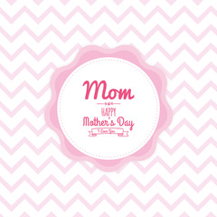 Naklejka premium Mother Day label