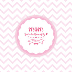 Naklejka premium Mother Day label