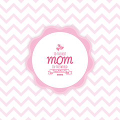 Naklejka premium Mother Day label