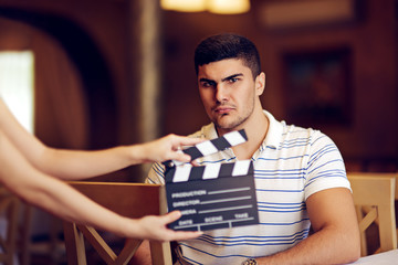 Professional Actor Playing a Tough Guy Role