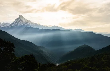 Foto op Plexiglas Annapurna Machhapuchare, Nepal.