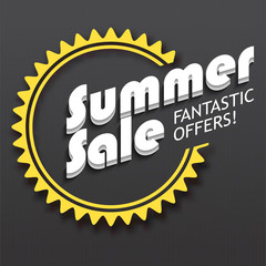 Summer sale advertisement