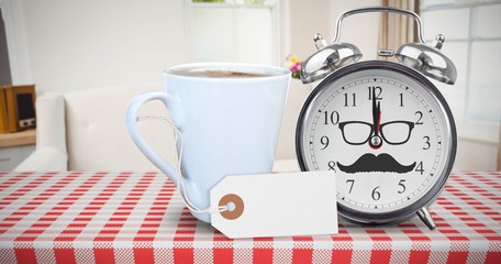 Composite image of white tag isolated