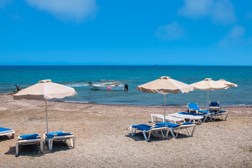 Aegean Sea coast. Rhodes, Greece