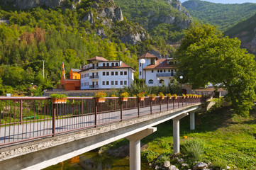 Fototapeta na wymiar The medieval monastery Dobrun in Bosnia and Herzegovina