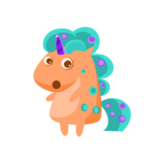 Unicorn With Blue Crest