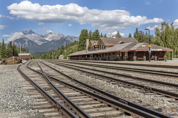 Historic Banff Train Station - Banff National Park, Canada