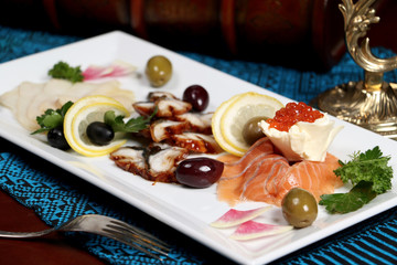 Assorted fish plate