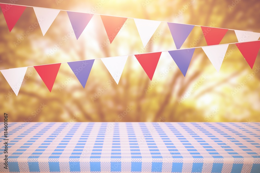 Poster composite image of focus on party frame