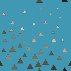 Triangle beige seamless pattern